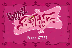 Bratz - Babyz Title Screen